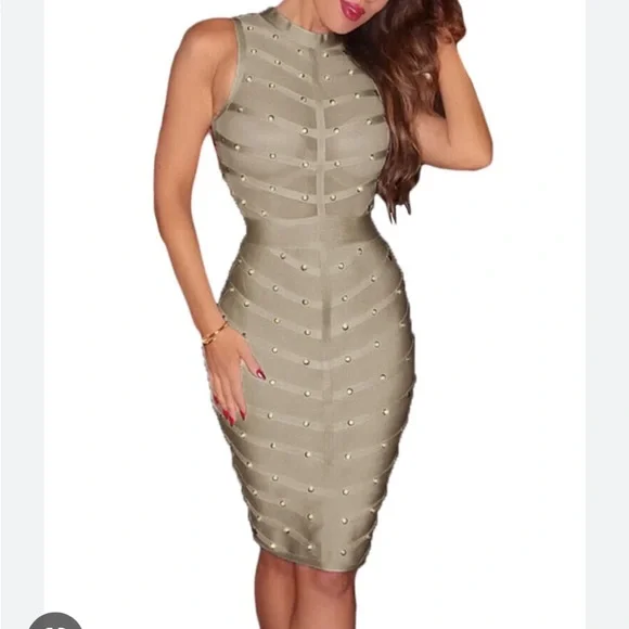 princess polly baby blue dress Puff Sleeve Short Bodycon Dress Mint Going Out Occasion Outfit –  Styledup.co.uk main image 1